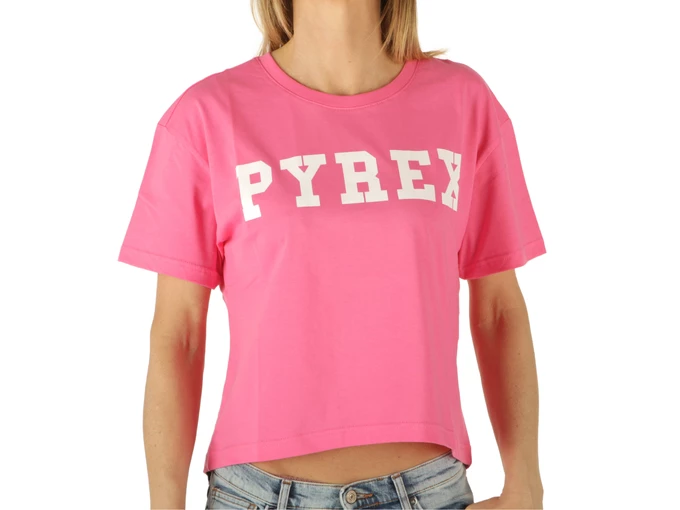 Pyrex Maglia Corta Donna In Jersey Fuxia Fluo mujer 22EPB34222 FUX 