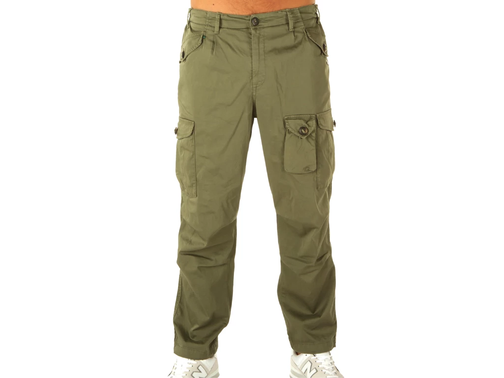 Berna Pantalone Tasconato Verde, Taglia 46 Uomo Colore Verde