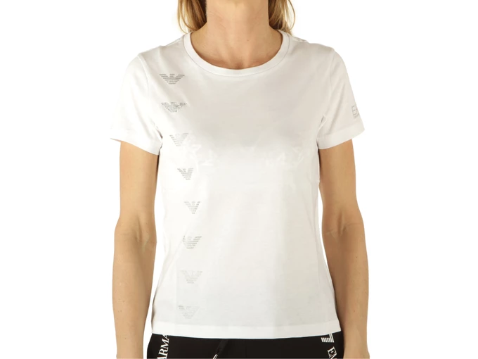 Emporio Armani T-Shirt Bianco mujer 3LTT12 TJFJZ 1100 