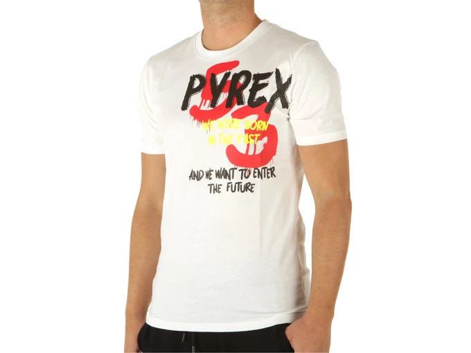 Pyrex T-Shirt In Jersey Uomo Bianco uomo  22EPB43086 BIA