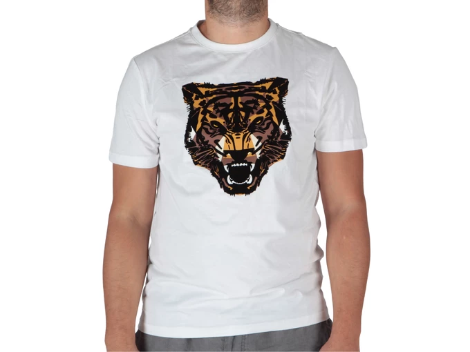 Antony Morato T-Shirt Regular Fit Cotone Crema uomo 