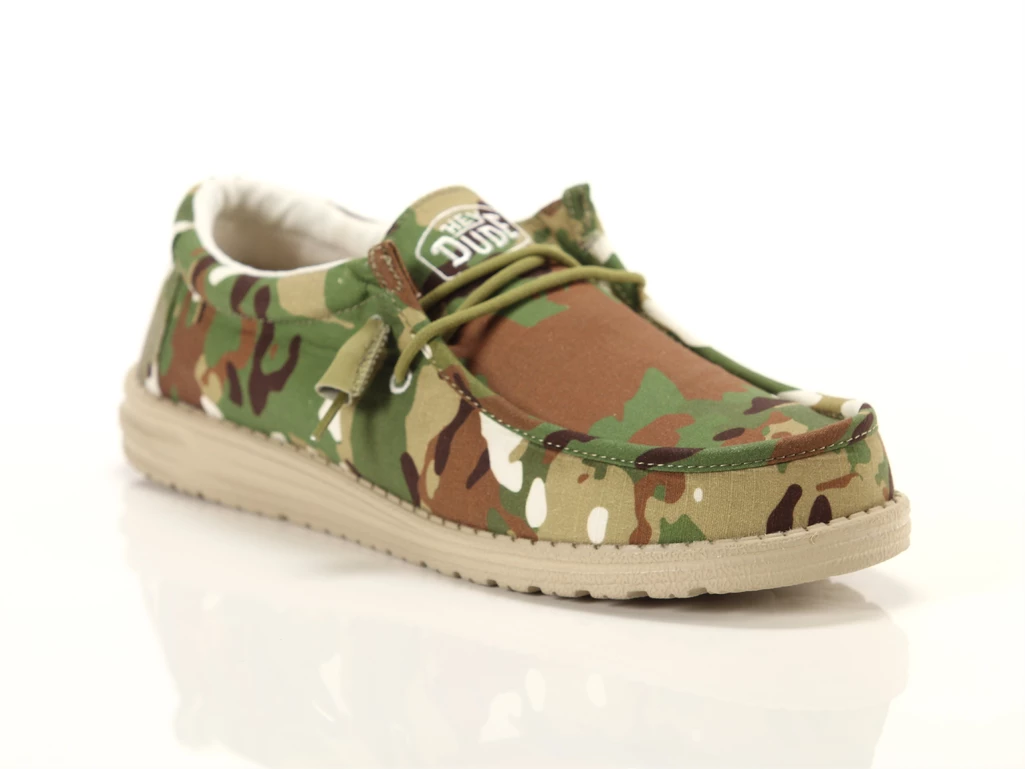 Hey Dude Wally Camouflage Multi Camo man 40004-9CQ