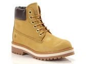 Lumberjack Ankle Boot High Sole Kristy Yellow Dark Brown femme SW50501006