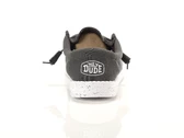 Hey Dude Wally Slub Canvas Dark Grey man 40009-029