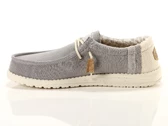 Hey Dude Wally Linen Natural Grey homme 40015-030