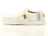 Hey Dude Wally Linen Natural White homme 40015-100