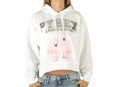 Pyrex Maglia In Felpa Cappuccio Donna Bianco donna  22EPC43409