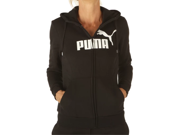 Puma ESS Logo Full-Zip Hoodie FL woman 586806 01
