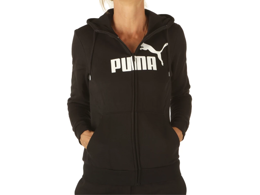 Puma ESS Logo Full-Zip Hoodie FL donna  586806 01