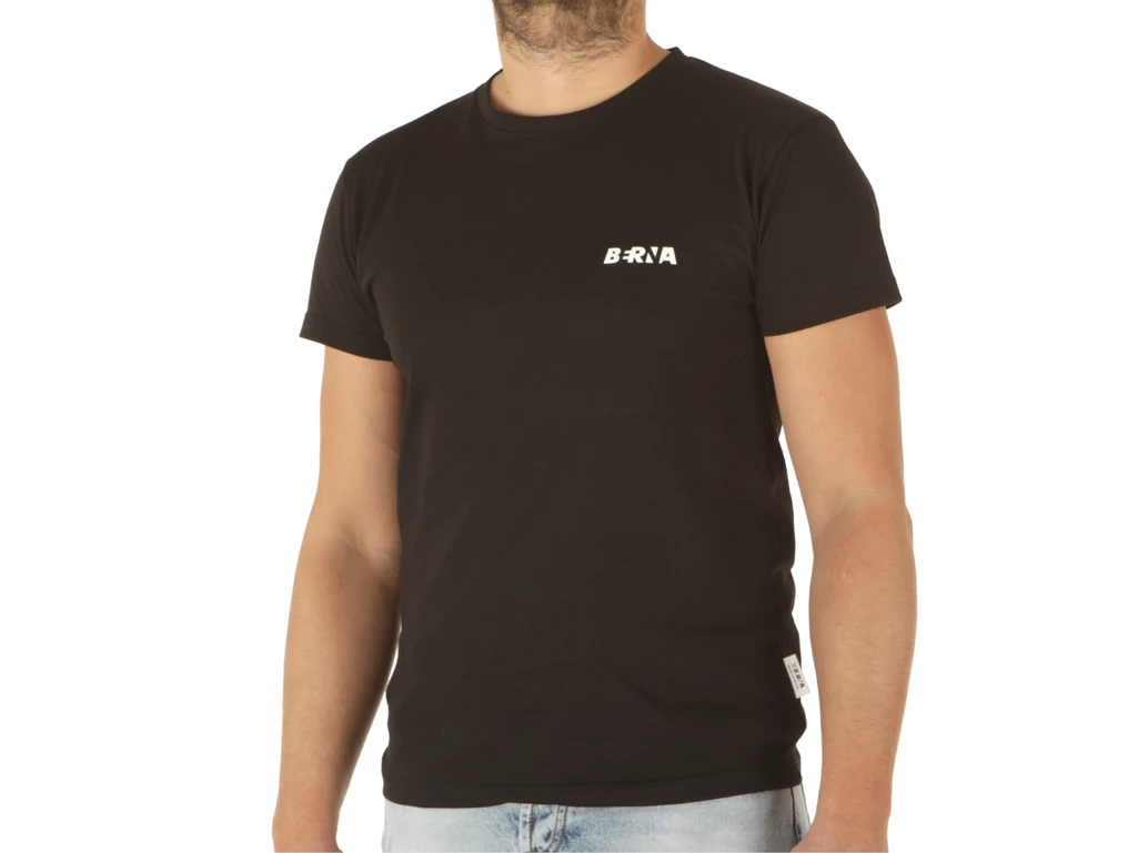 Berna T-Shirt MM Stampa Logo Nero man 230117-1