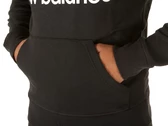New Balance Essential Stacked Logo Po Hoodie Black uomo 