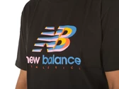 New Balance Athletics Amplified Logo Tee uomo  MT21503 BK