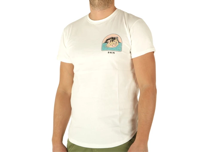 Berna T-Shirt MM Stampa Panna uomo  230178-128