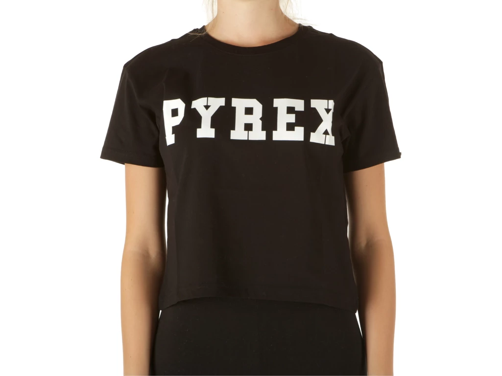 Pyrex Maglia Corta Donna In Jersey Nero mujer 21IPB34222 NER 