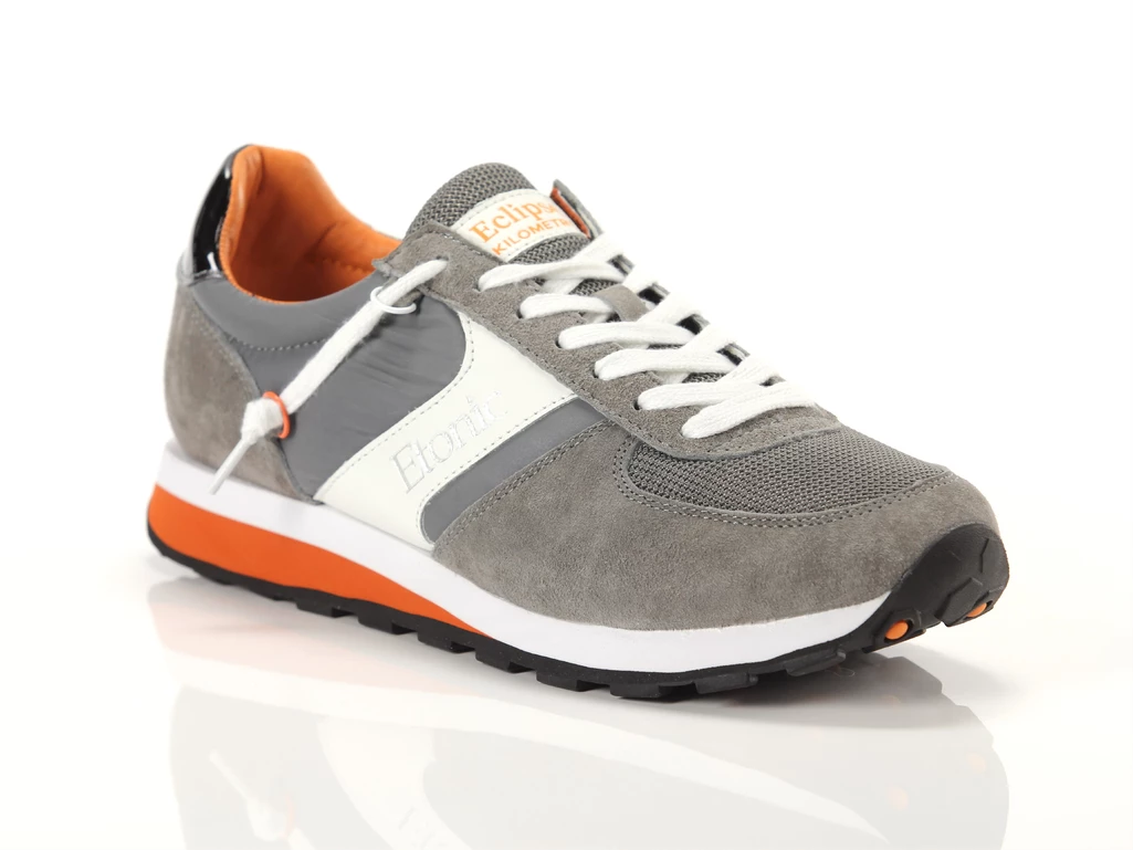 Etonic Kilometro 3M, Taglia 40 Uomo Colore Grigio|Bianco|Arancione