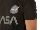 Alpha Industries Nasa Reflective T Black uomo  178501-03