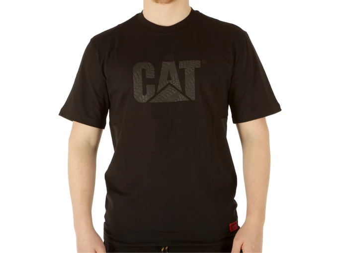 Caterpillar T Shirt Wheels Print Black hombre 2511785 10158 