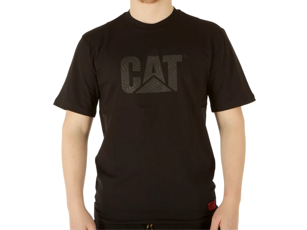 Caterpillar T Shirt Wheels Print Black homme 2511785 10158