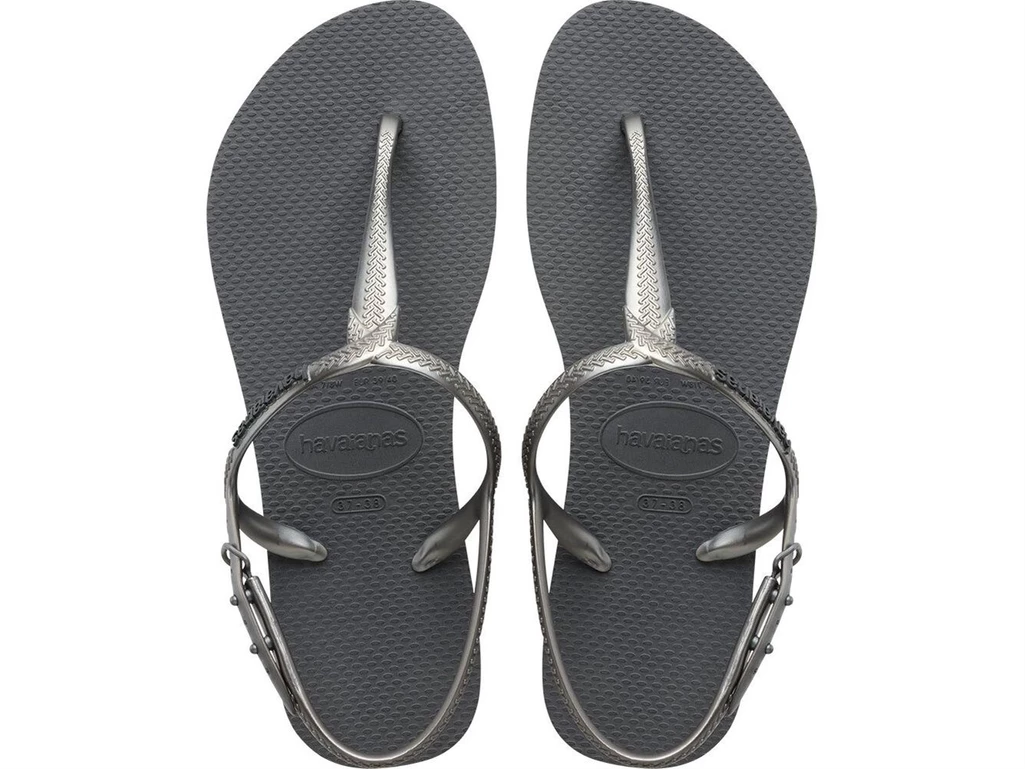 Havaianas Havaianas Twist Steel Grey femme 4144756 5178