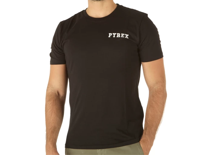 Pyrex T-Shirt Uomo In Jersey Nero homme 21IPB42786 NER