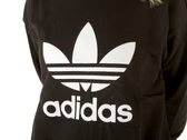 Adidas Trf Crew Sweat Black White donna  FM3272