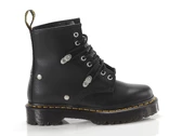 Dr Martens 1460 Bex Stud Black Fine Haircell donna  26959001