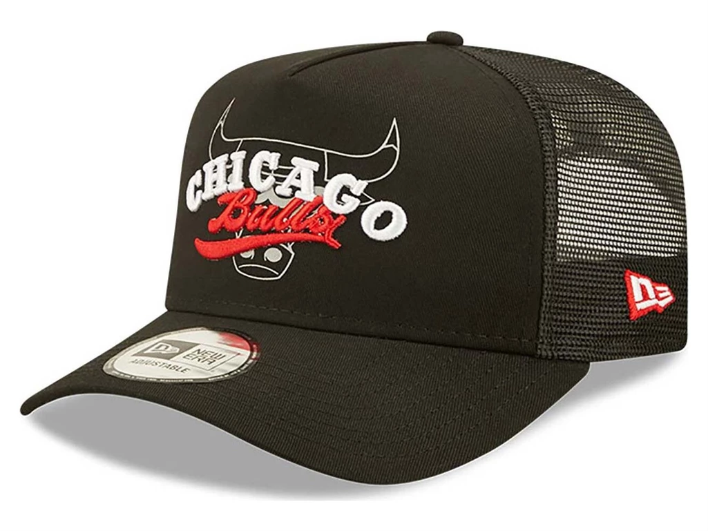 New Era Logo Overlay Trucker Chicago Bulls unisex  60358133