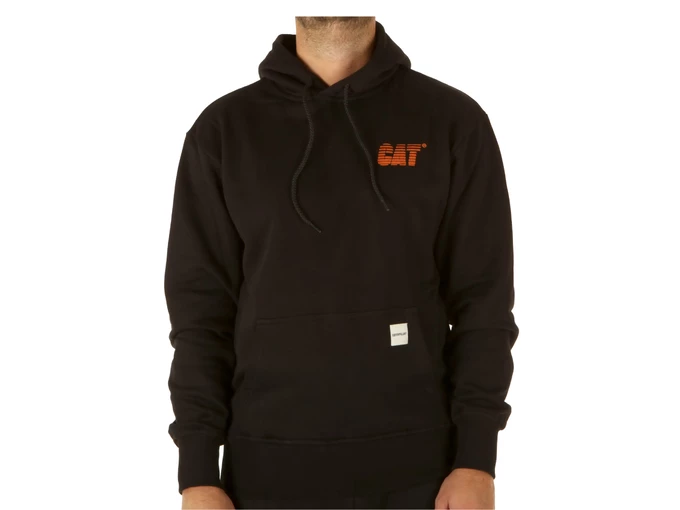 Caterpillar Destructured Logo Hoodie Black homme 6050046 10158