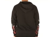 Phobia Archive Black Zip Hoodie With Red And Gret Light On