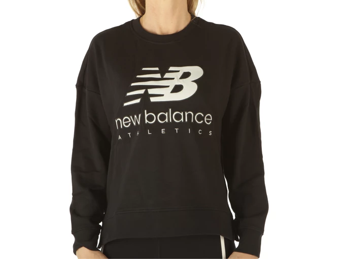 New Balance Athletics Amplified Fleece Crew donna  WT21500 BK