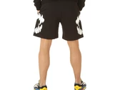 Phobia Archive Black Shorts With White Mouth Print hombre PH00203 