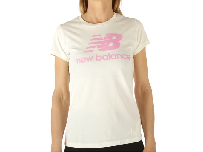 New Balance Essentials Stacked Logo Tee donna  WT91546 SST