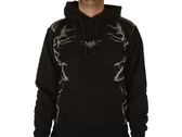 Phobia Archive Black Hoodie With Grey New Lightning uomo 