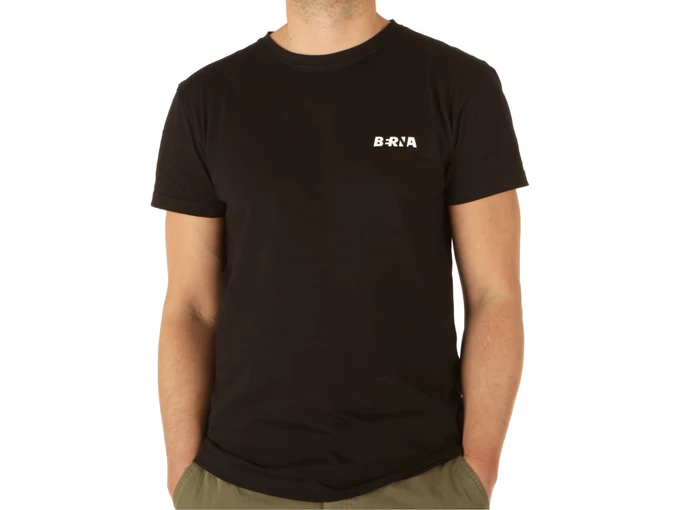 Berna T-Shirt Jersey Logo Nero uomo  220042-1