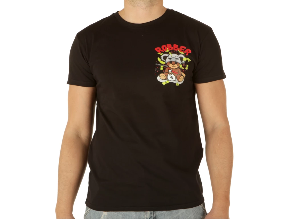 Pablic T-Shirt Stampa Orso Nero hombre 223024-1 