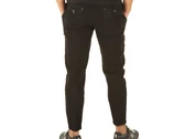 Berna Pantalone Drill Nero homme 223078-1