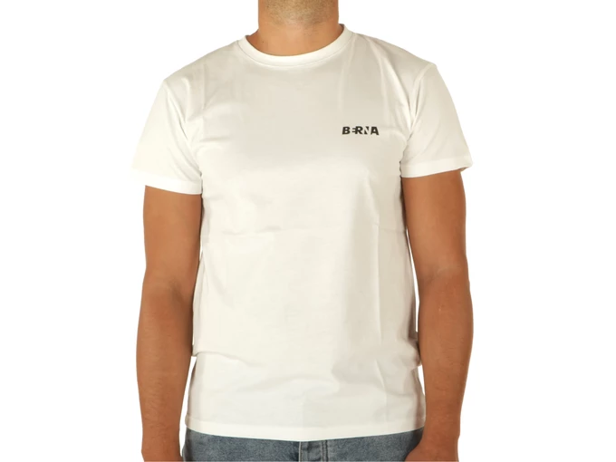 Berna T-Shirt MM Stampa Logo Panna man 223085-128