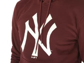 New Era Mlb Seasonal Team Logo Hoody New York Yankees Mrnwhi homme 12869859