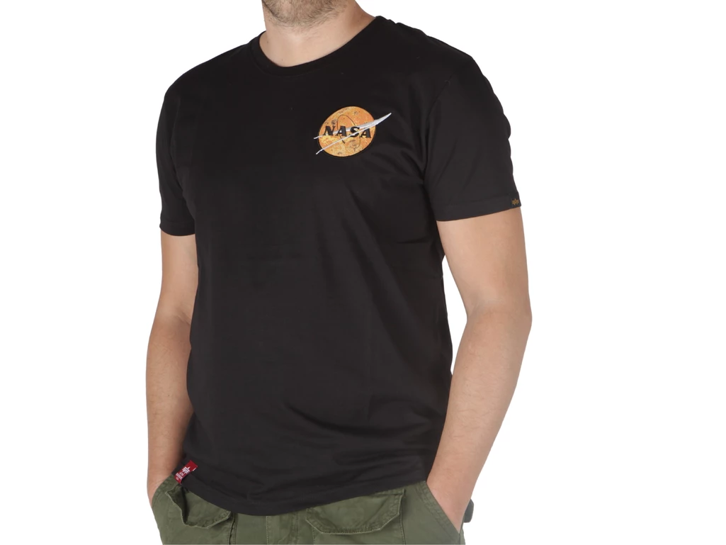 Alpha Industries Nasa Davinci T Black man 136508-03