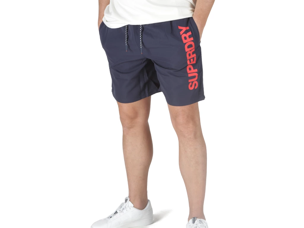 Superdry Sport Graphic 17" Swim Short Richest Navy homme M3010236A ZRN