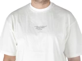 Phobia Archive White Tshirt Embroidered Gotic man PH00592