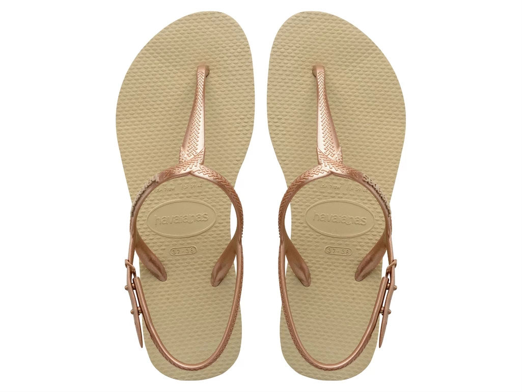 Havaianas Gold Twist Sandals femme 4144756 0154