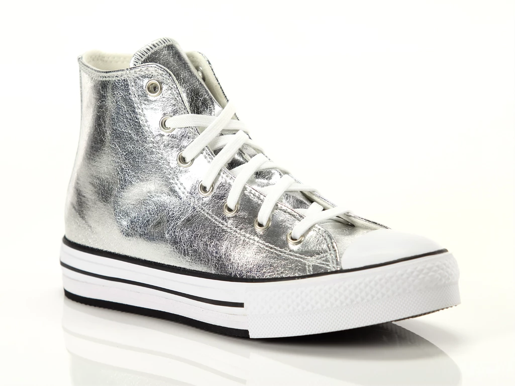 Converse Chuck Taylor All Star Eva Lift Grey White Black woman/child 670547C