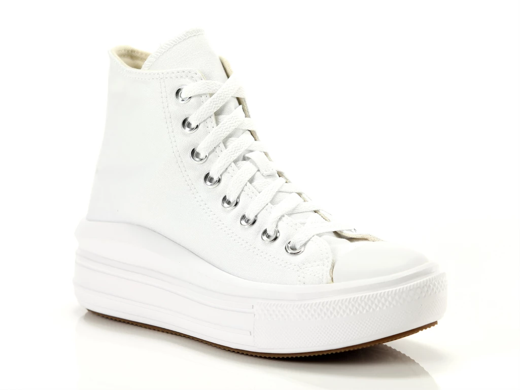 Converse Chuck Taylor All Star Move White Natural Ivory Black mujer 568498C 