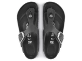 Birkenstock Gizeh Big Buckle Leoi Black Hex mujer 1023334 