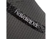 Havaianas Slim Glitter II Black woman 4146975 4057