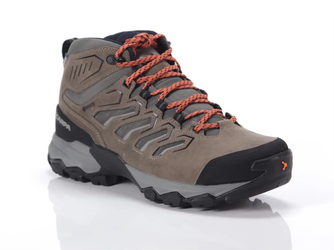 Scarpa Moraine Mid Gtx Fossil Brown Gore Tex Rha Hik 04 homme 63056-201-2