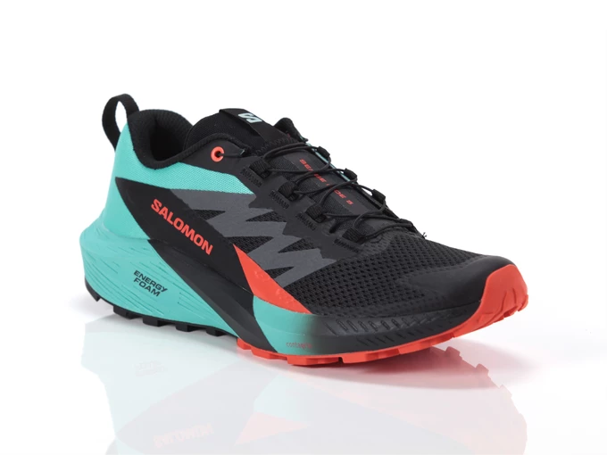 Salomon Sense Ride 5 Black Bay Cherry Tomato hombre 476982 