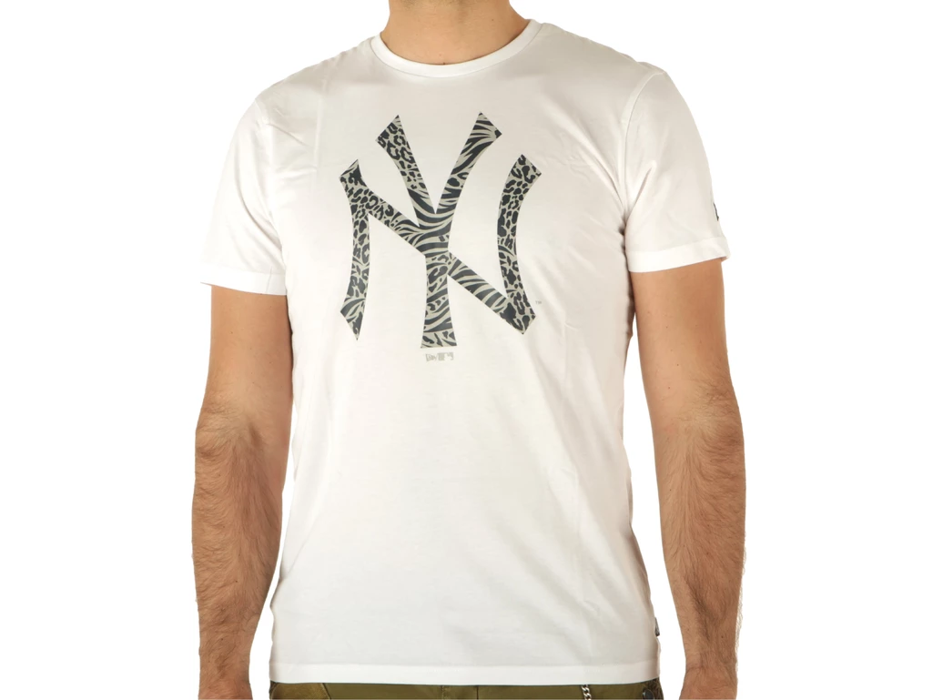 New Era Mlb Print Infill TeeNeyyan Whi homme 12369838