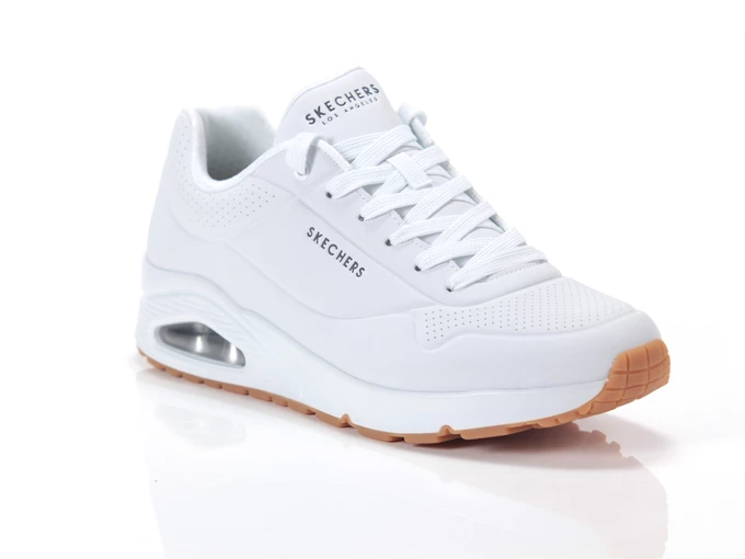 Skechers Uno Stand On Air uomo  52458 WHT